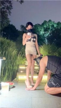 【调教视频】【甜一】长腿车模S户外犬化 bf63373