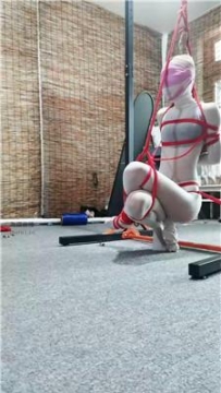 【调教视频】【小饭团】五花大绑+白袜日常调 JS251121-11