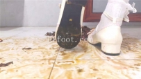 AC3027 C3431 - 文月白丝奶白色Lolita碾踩喷一堆龙虾