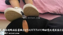 22521 福州（定制） 煎饺白色鞋踩脸玩手机 无意识 舔鞋底