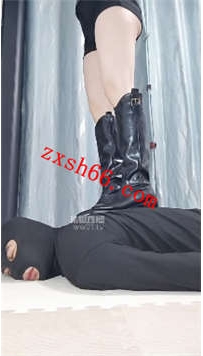 TLZB25760灵竹-皮靴踩踏除臭白袜舔裸足32分