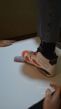 鞋底废吊-白丝套鸡鸡休闲鞋踩吐