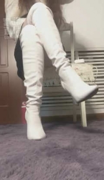 TL5258 维亚 性感白靴第一视角辱骂
