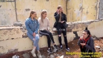 30847  KF女女-前女王Isabella烂尾楼惨遭新人女王毒打！舔鞋底喝浓痰舔臭脚棍棒毒打