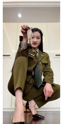 军统制服高跟鞋裸足审问 YC-250520-4