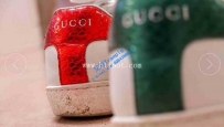 19313 【茜茜美】-重口-超脏Gucci小白鞋踩脏食物喂食-强制吃完！