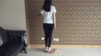 15821『小妮原创』把娃娃当成“你”白袜运动鞋暴力虐踩，往死里踩+第一视角