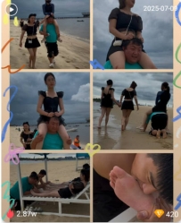 TL250 冷月大大 海边戏耍三个奴才23分钟