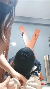 【调教视频】【淘淘】刑房吊绑堵嘴鞭打 JS260308-19