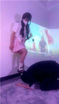 【调教视频】【白鹭】私人影院女仆白袜首调 JS251216-40