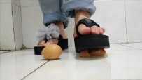 厚底鞋踩鸡蛋饼干，多语言  JS251111~8