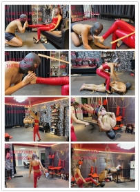 【绝美红焱女神】最新脚儿光和伸喉千斤顶羞辱