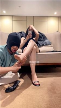 【调教视频】【万一】御姐丝袜美腿玩脚奴 JS260406-47