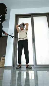 【调教视频】【魅影】内裤套头-重度虐乳玩家奴 JS250623-12