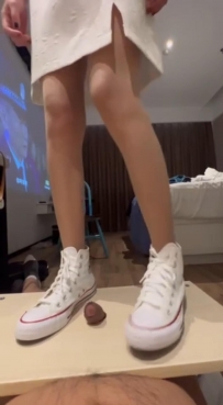 小姐姐帆布鞋隔板踩鸡鞋交