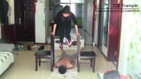 12856 瑶主运功鞋跑跳踩踏胸口出血！