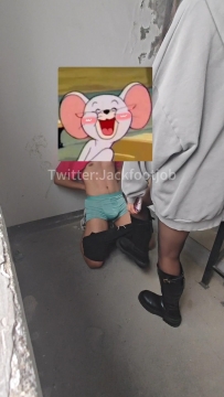 长靴玉足楼道踩鸡儿