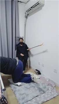 【调教视频】【上海汤圆】白袜脚玩虐狗继父   241213-10