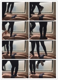 【艾彩原创】【足之痕】两位美女的踩踏地狱