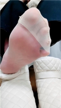 【第一视角】【拽拽】棉袜里的丝袜加固or透明    2511212-29