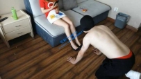 16599 鞭打耳光粘痰口水舔裸足暴力踢踹绳子窒息