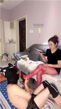 【调教视频】【晨曦夫妇】红丝袜美腿玩家奴 JS260526-49
