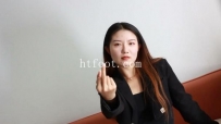 AC1656 【黑丝诱惑】素人篇：房产公司前台慧儿的初次调教拍摄