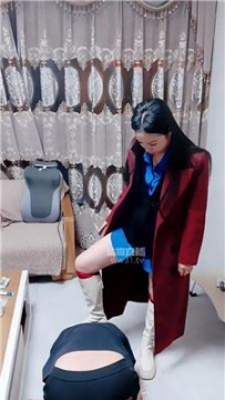 【调教视频】【路西法夫妻主】长靴女神胯下羞辱 JS260329-41