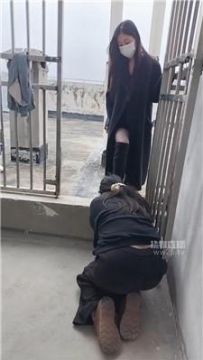 【调教视频】【爱可】素人姐姐双S天台调母狗 JS260303-4