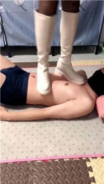 【调教视频】【夭夭】捆绑全体重踩踏 JS251227-7