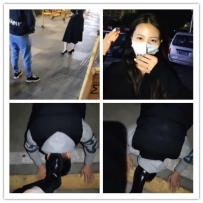 【艾彩原创】【梵高】路人美女颜值天花板踩踏