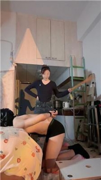 【调教视频】【狐狸】虐乳-白袜牛仔裤女神虐 JS260413-40