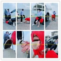 美离子 公路大量吃土手脚血泡