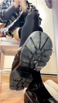 【第一视角】【姜琦琦】小皮鞋厚黑炸    260411-9