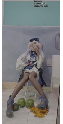 【小熏】COS系列之吸血鬼少女薇薇安踩踏南瓜西瓜 YC-260603
