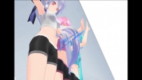 【日本经典系列】MMD动漫踩踏系列三个妹子踩毯子 R-190630-2