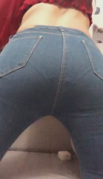 TL4039 苏墨墨 第一视角牛仔裤坐脸