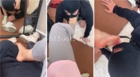 AC3123 女主短靴棉袜气味羞辱闻舔脚深喉踩头 恋足调教脚奴
