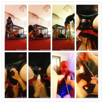 【绝美甘雪女神】最新暴力调教绿帽玩小DD34分