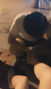 TL3883 仟娇 户外带狗儿子跪舔
