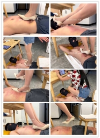 椅子下的工具人-高跟踩踏篇