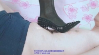 22372 【兔粉粉】钉子高跟鞋虐狗