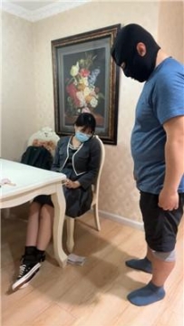 【调教视频】【九朝】帆布鞋黑袜羞辱贱奴 JS250509-15