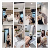 【绝美桃子女神】元旦调教双奴伺奉主人赏黄金18分