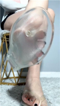 【第一视角】【桃老师】透明拖鞋早些    260120-29