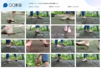 27943  531 - AZAZEL系列清纯妹子裸足踩蟑螂