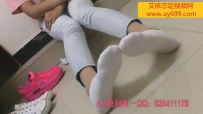 1540【超级真滋味】哒琳女神的超汗湿棉袜+肉丝穿里面，享受不一样的 味道。【无声】
