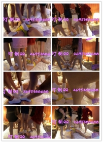 【艾彩原创】【女神傲柔】群调白棉脚踩蹦M男精粹